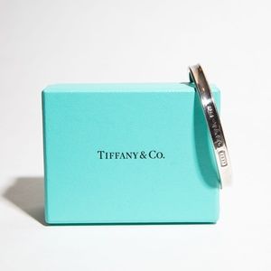 Tiffany & Co. Silver 1837 Bangle With Box/Bag